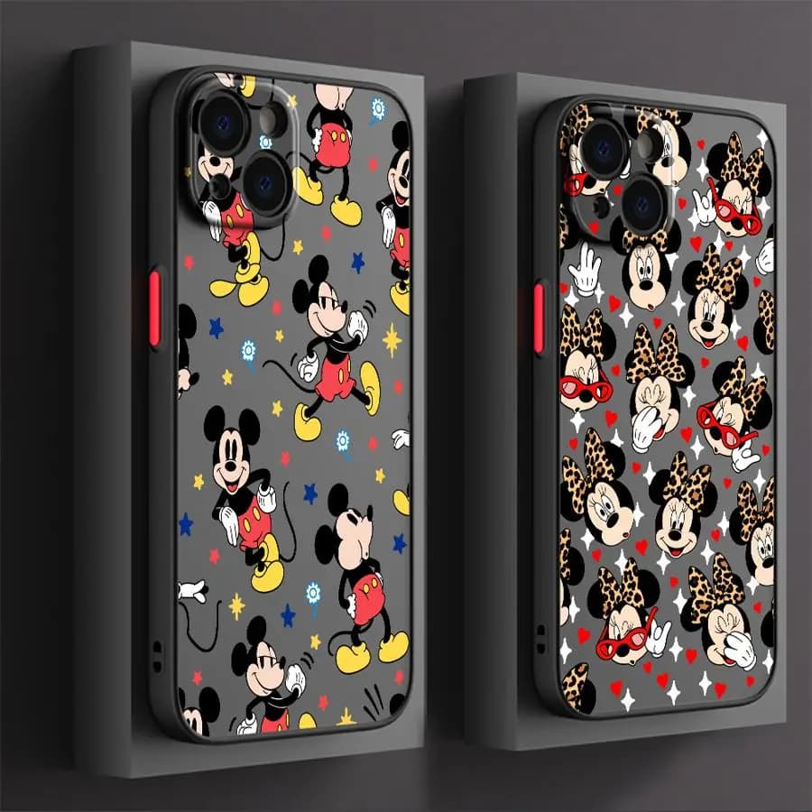 Cover per Telefono Disney Cool Mickey per iPhone 17 Pro Max 17e 14 XS XR 15 13 Mini 7 8 SE 16 Plus 11 Air 12