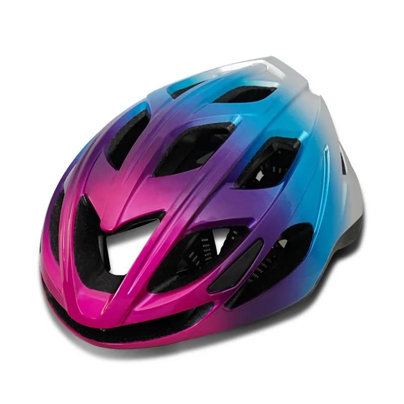 Set casco da bicicletta uomo donna berretto sportivo da ciclismo leggero modellato integralmente con occhiali accessori per bici da strada MTB