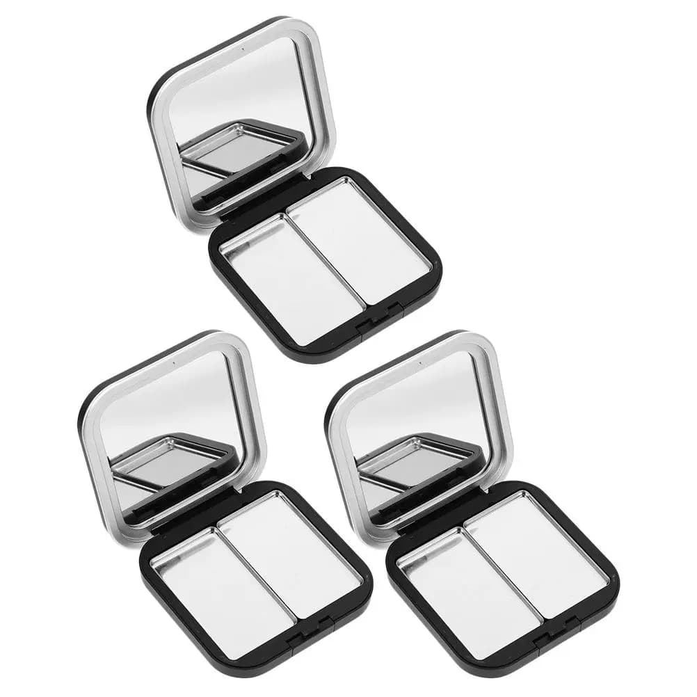 3 Set di Palette Magnetiche Vuote per Ombretto e Blush, in ABS, Durevoli e alla Moda, Soluzione di Stoccaggio per il Trucco