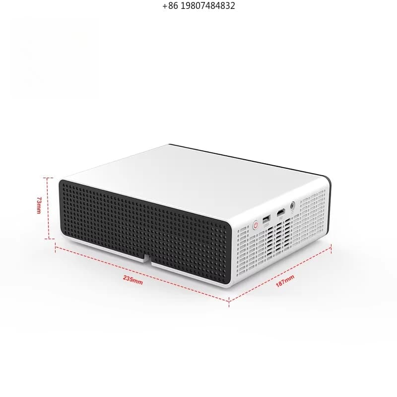 Home Theater Projector Support 4K 450lm Electric Focus LCD Mini Google TV Dongle Projector Full HD Multimedia