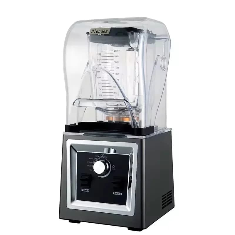 Frullatore Meccanico Commerciale da 2L con Coperchio BL-8001JX-CC, Multifunzione per Smoothie, Tritaghiaccio e Processore Alimentare
