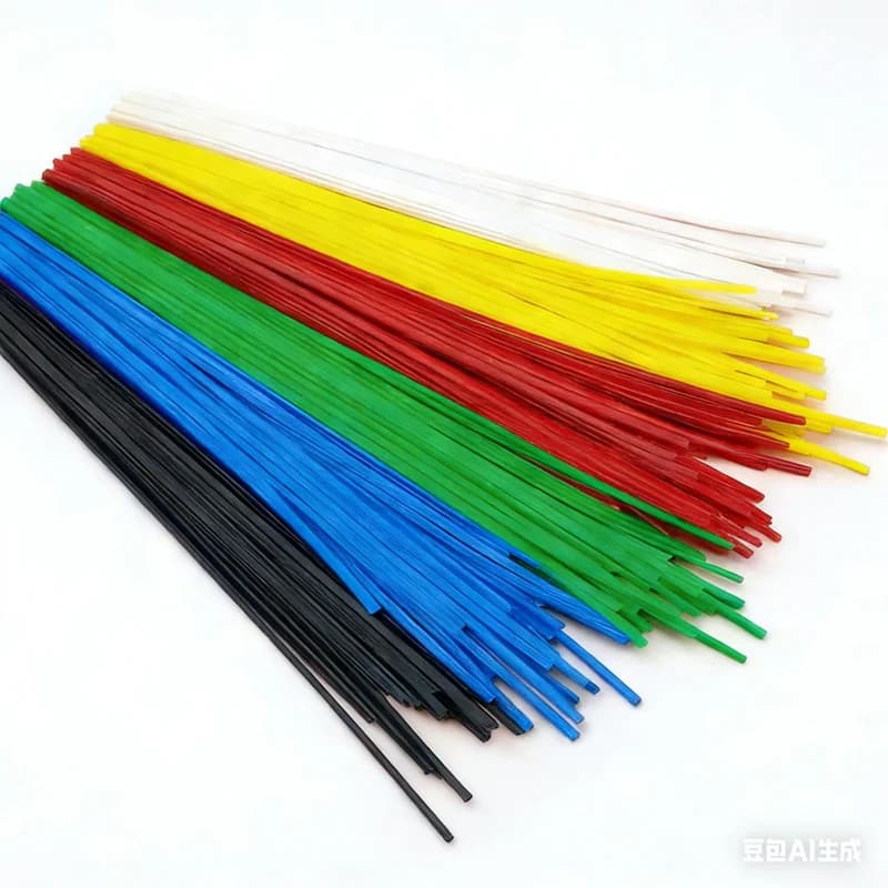 5pcs 5x2.4mm Plastic Welding Rods Set PE Repair Electrodes Stick Soldering Rod Accessories Hot Air Gun Welder Kit 1meter