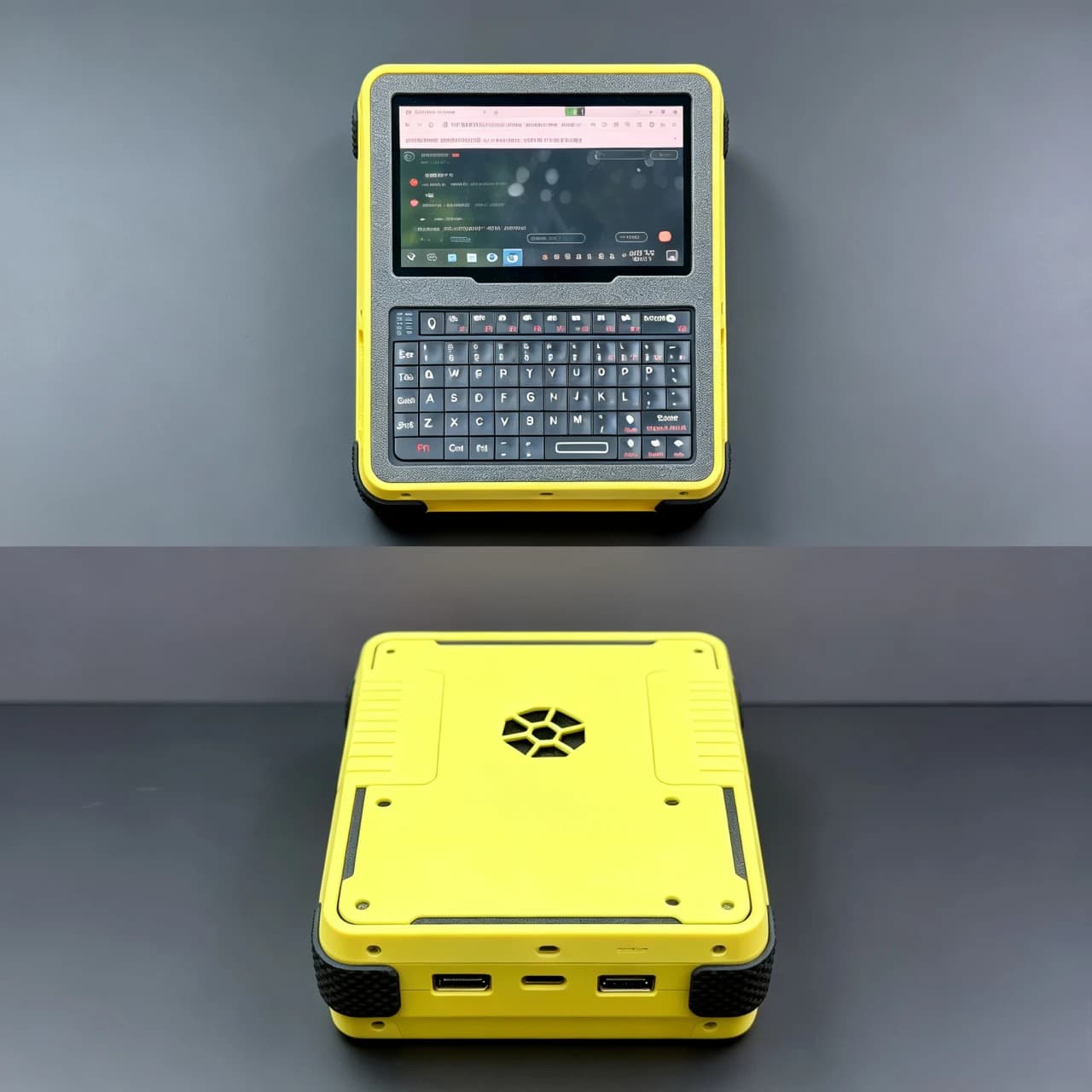 Green Brick 2.0 Portable Keyboard Custom Wired/Bluetooth Rock5c HDMI Interface for Raspberry Pi/Orange Pi Series Keypad Gift