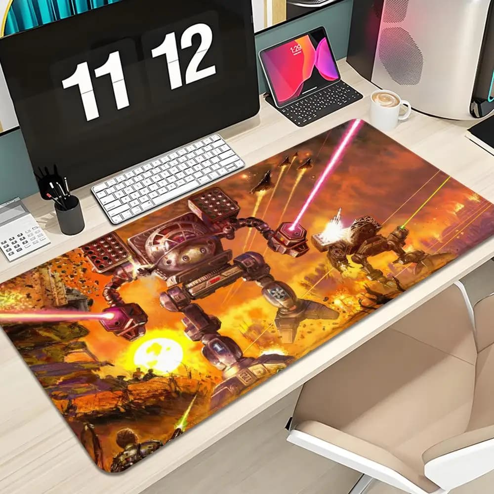 BattleTech Mouse Pad Keyboard Mousepad large 600X300 mm Desk Mat PC Gaming High definition printing Table pad