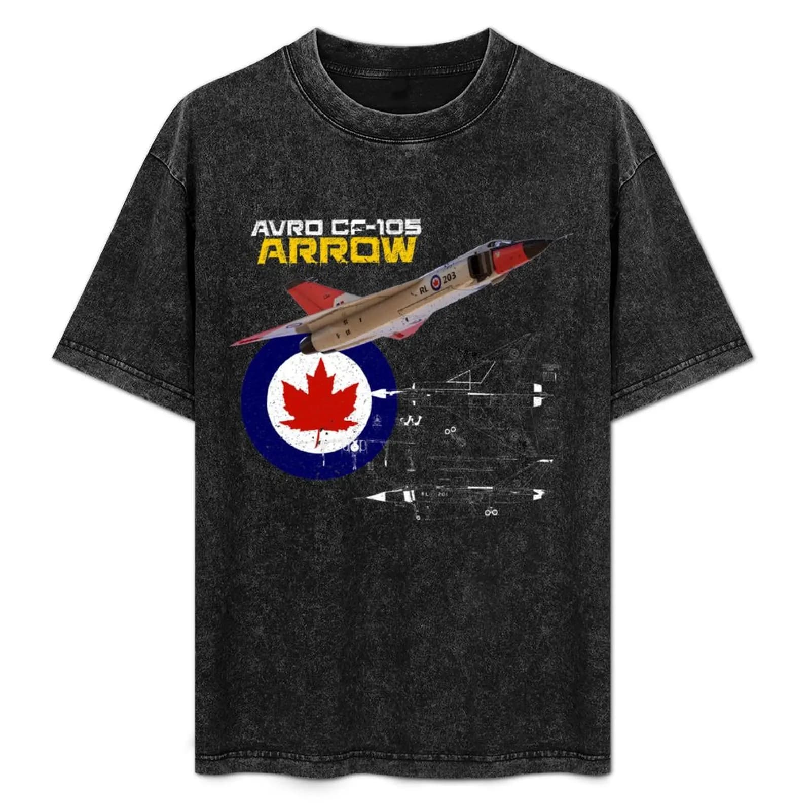 Canadian Avro CF-105 Arrow T-Shirt Lightweight Hiking T-Shirt