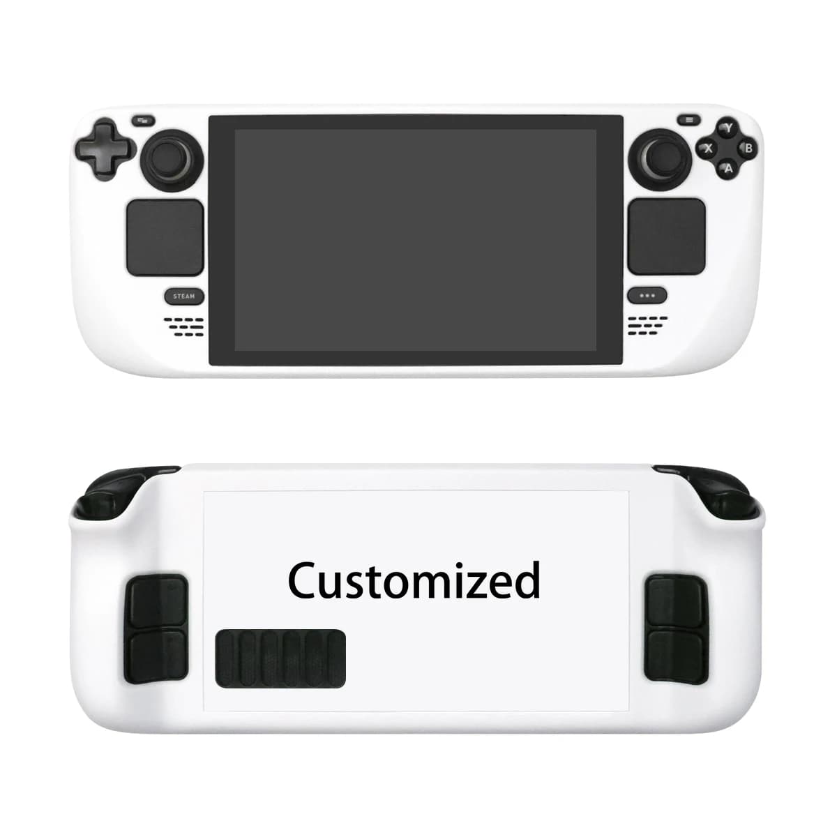 Custodia Steam Deck personalizzata fai da te Kawaii Anime carino cover rigida protettiva per PC antigraffio antiscivolo custodia nera accessori