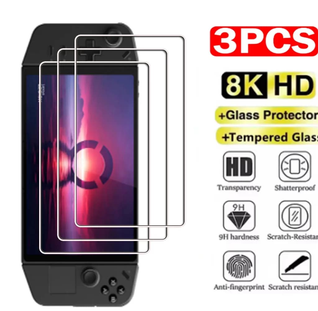 3PCS 9H HD Tempered Glass For Lenovo Legion Go 2 Lenovo Legion Go LegionGo Games Screen Protector Cover Film