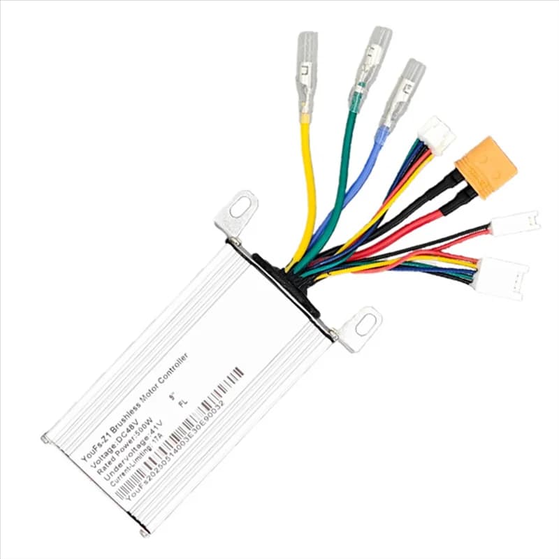 Escooter 10" Kit di aggiornamento scooter elettrico 48V 500W Controller motore 17A Parte di controllo della velocità per bici elettriche