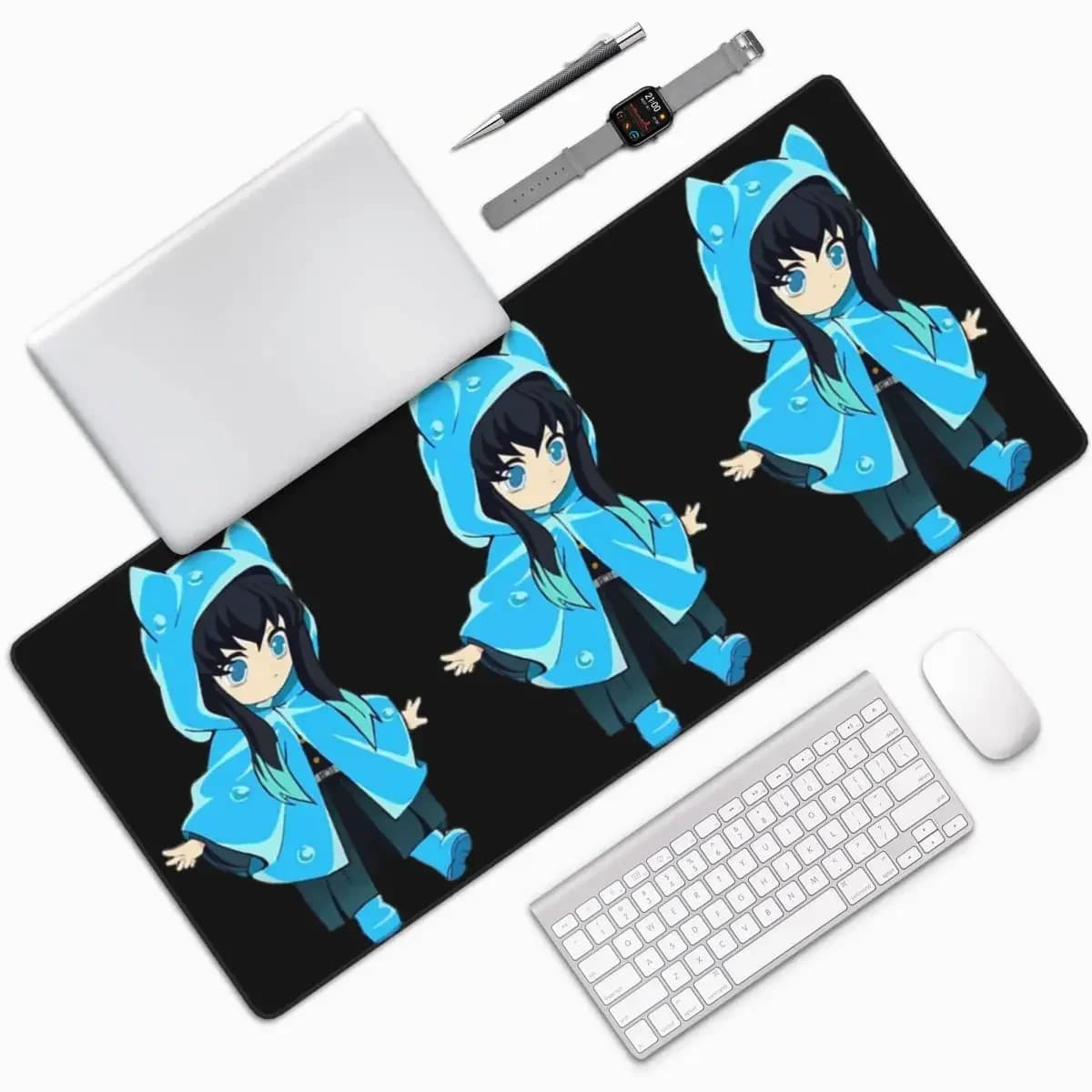 Muichiro Tokito Large Mouse Mat Computer Keyboard Game PC mouse pad Laptop desk Laptop accessories Table mats