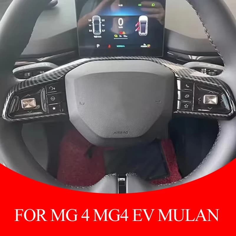 Car steering panel sticker for MG 4 MG4 EV Mulan 2022-2024 Trim Cover Interior molding Car accessories
