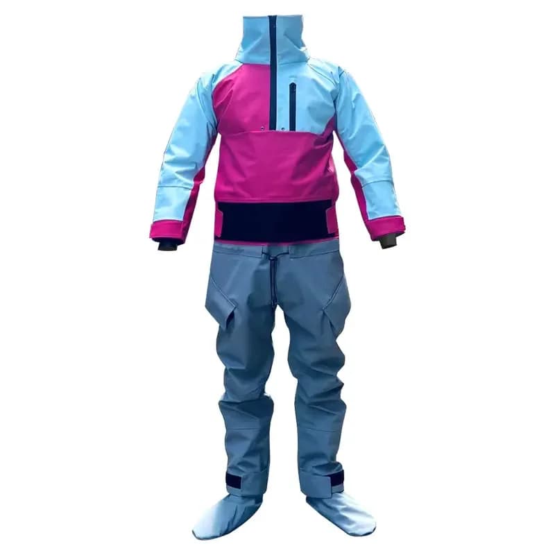 Women Kayak Drysuit One Piece Waterproof Breathable Full Dry Suit For Kayaking Rafting Canoeing Paddling SUP Surfing Fishing