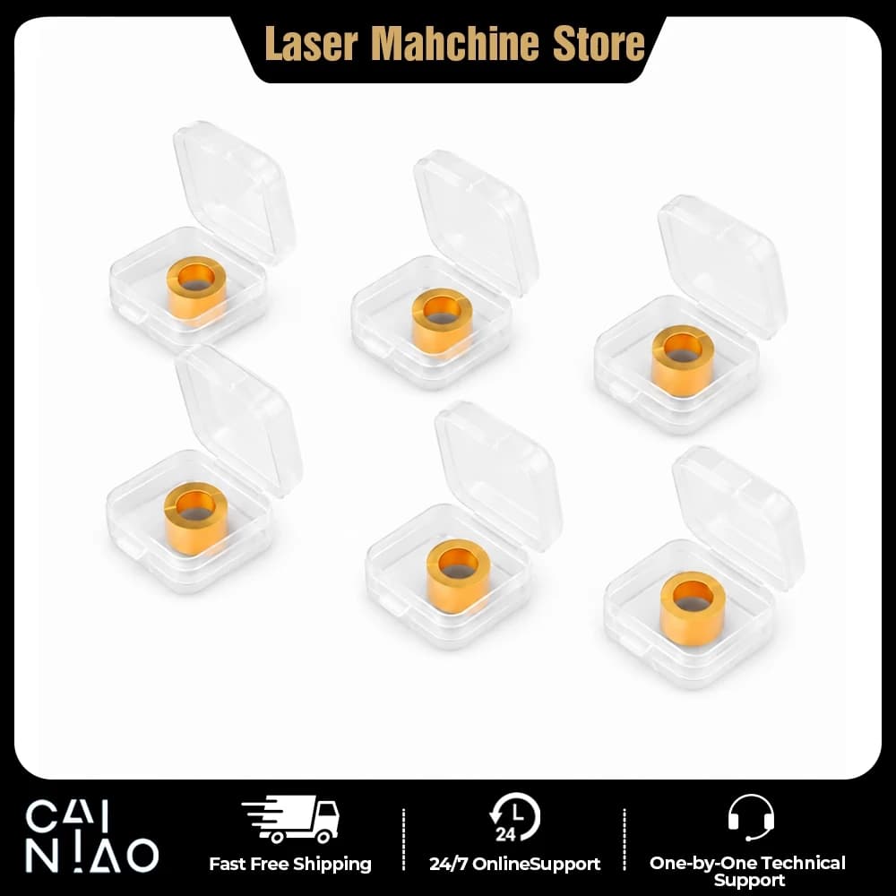 ELIDOR Laser Spare Lens 6 PCS Kit for Z6 12W Laser Engraver and Cutting Machine Replacement Lens Laser Protection Lens