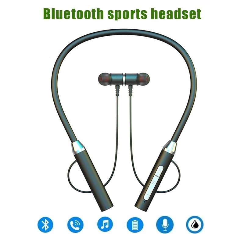 Adsorbimento magnetico Wireless Bluetooth 4.2 Auricolare in-ear Cuffie sportive Cuffie stereo con microfono per iPhone Huawei Samsung