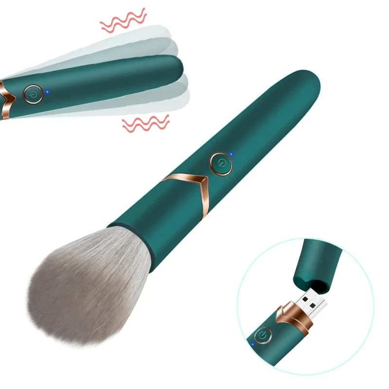 Vibratore della pallottola per le donne G-Spot Capezzolo Clitoride Pennello per trucco Vibratori Stimolatore AV Bacchetta magica Massaggio Giocattoli del sesso Bastone Dildo