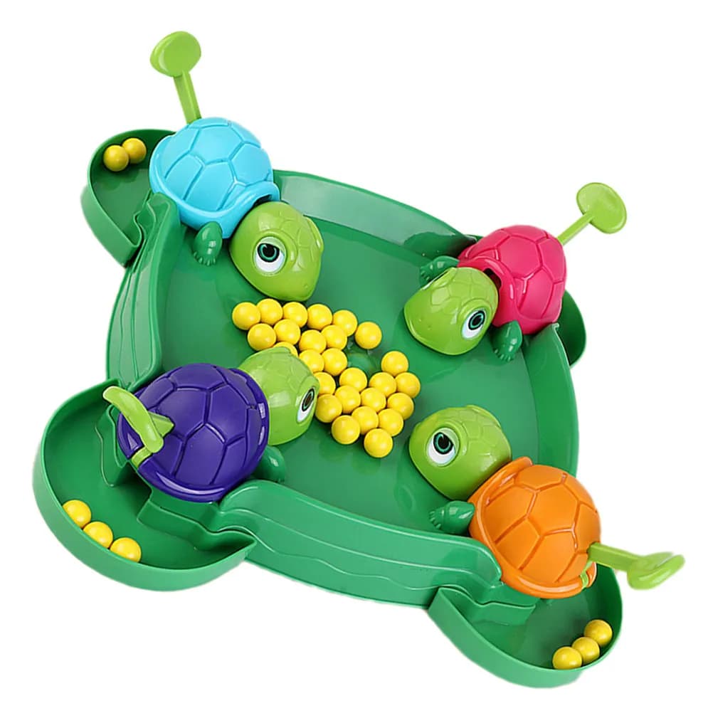 Set di Gioco Interattivo con Tartarughe che Mangiano Perline, Giocattolo da Tavolo per Bambini, Intrattenimento Familiare ed Educativo