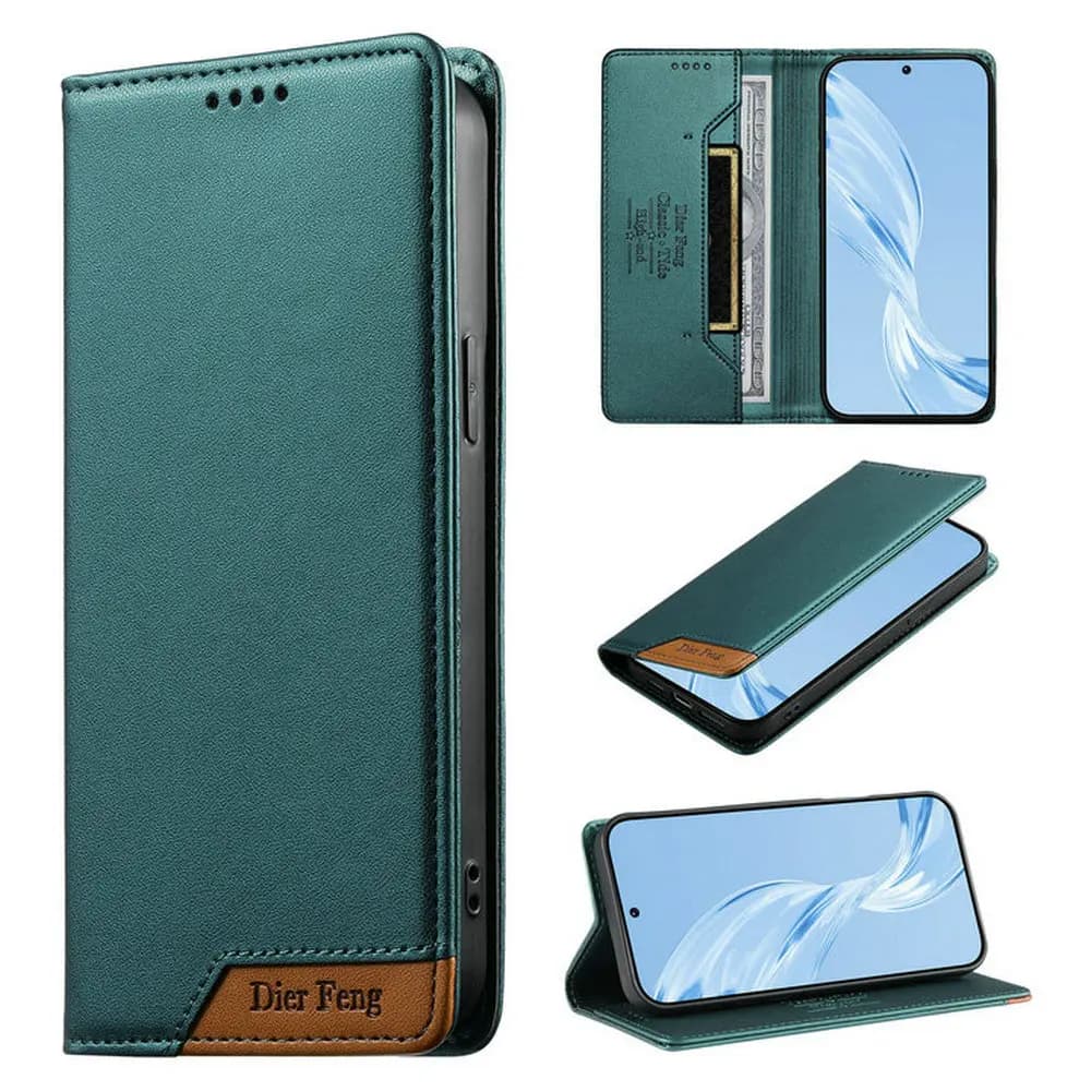 Custodia a Portafoglio in Pelle RFID Magnetica per Xiaomi Redmi 14C 13C 12C 5G 4G, Cover Flip per Redmi Turbo 4 Pro 5 3 13R 14R 13 12 K80