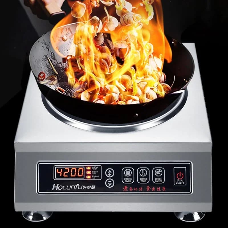 Commercial induction cooker 3500 W high power concave electric cooker Induction cooker with 4200 W electric pan