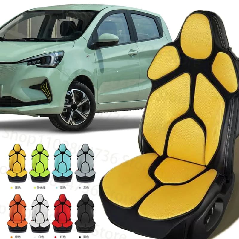 PER CHANA CHANGAN E-Star Cushion Car Seat Mesh Back Seat Lumbar Backrest Massage Pad Back Support Home Office