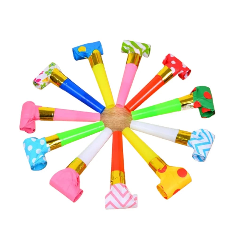 30/50 pezzi divertente che soffia fischietto telescopico giocattolo festa per bambini regalo di compleanno scuola materna premio regalo di carnevale decorazione del partito pinata