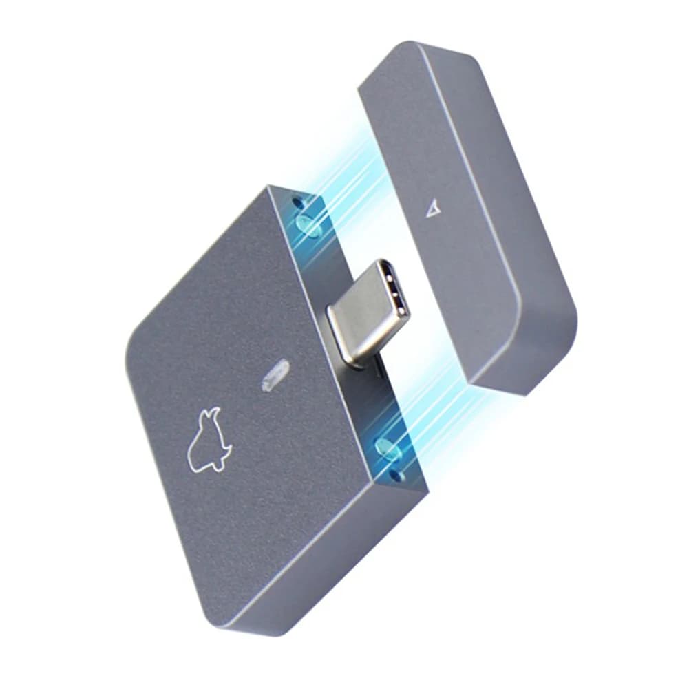 M.2 NVMe 2230 Scatola per disco rigido USB3.2 Gen2 Custodia per disco a stato solido mobile Custodia SSD esterna in lega di alluminio Chiave M per SSD M2 2230