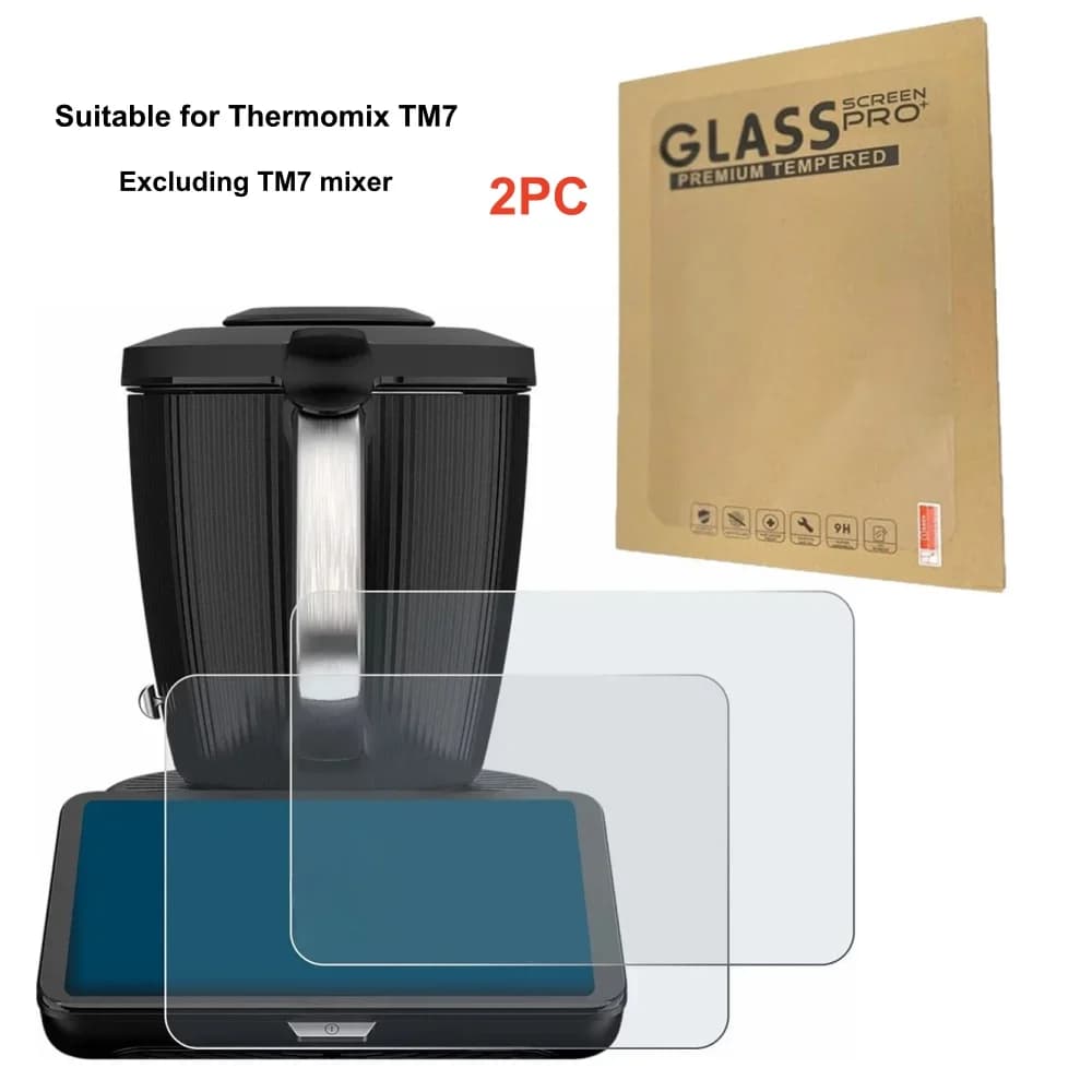 Tempered Glass Screen Protector for Thermomix TM7, crack resistant, scratch-resistant, durable, kitchen accessories for blender.