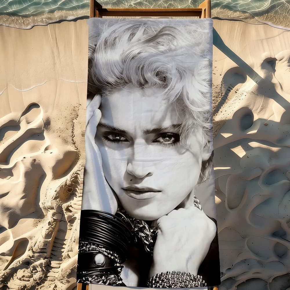 Asciugamano Singer M-Madonna-S, asciugamano sportivo ad asciugatura rapida, per viaggi, campeggio, resistente alla sabbia, morbido, leggero, grande, per la spiaggia