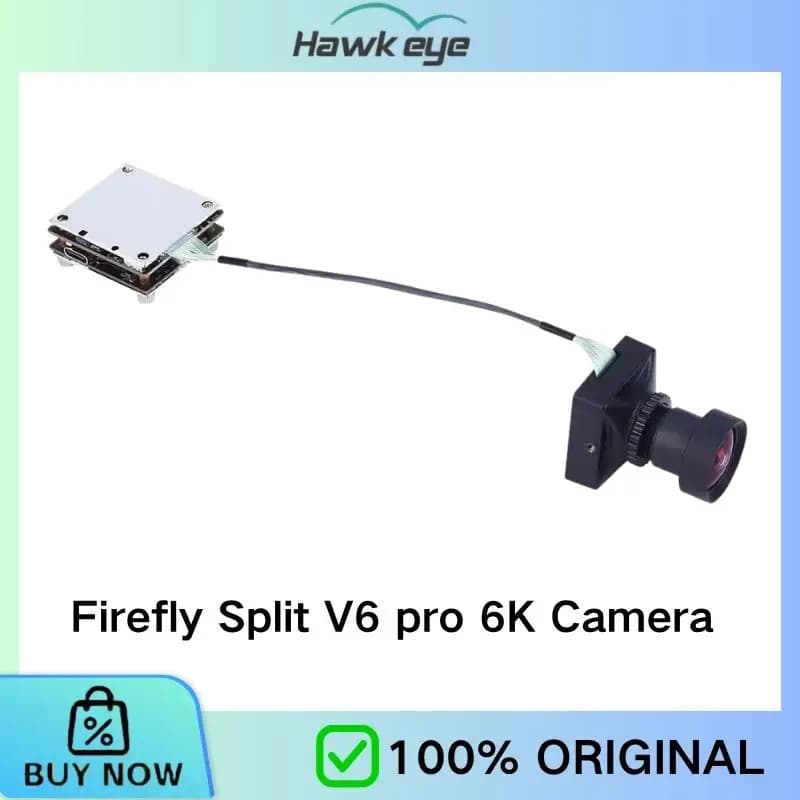Hawkeye V6 PRO 1Inch 20MP 6K 30fps 4K 60fps FPV Camera 8X Zoom Rocketsteady HDMI AV Out For RC Drone Airplane