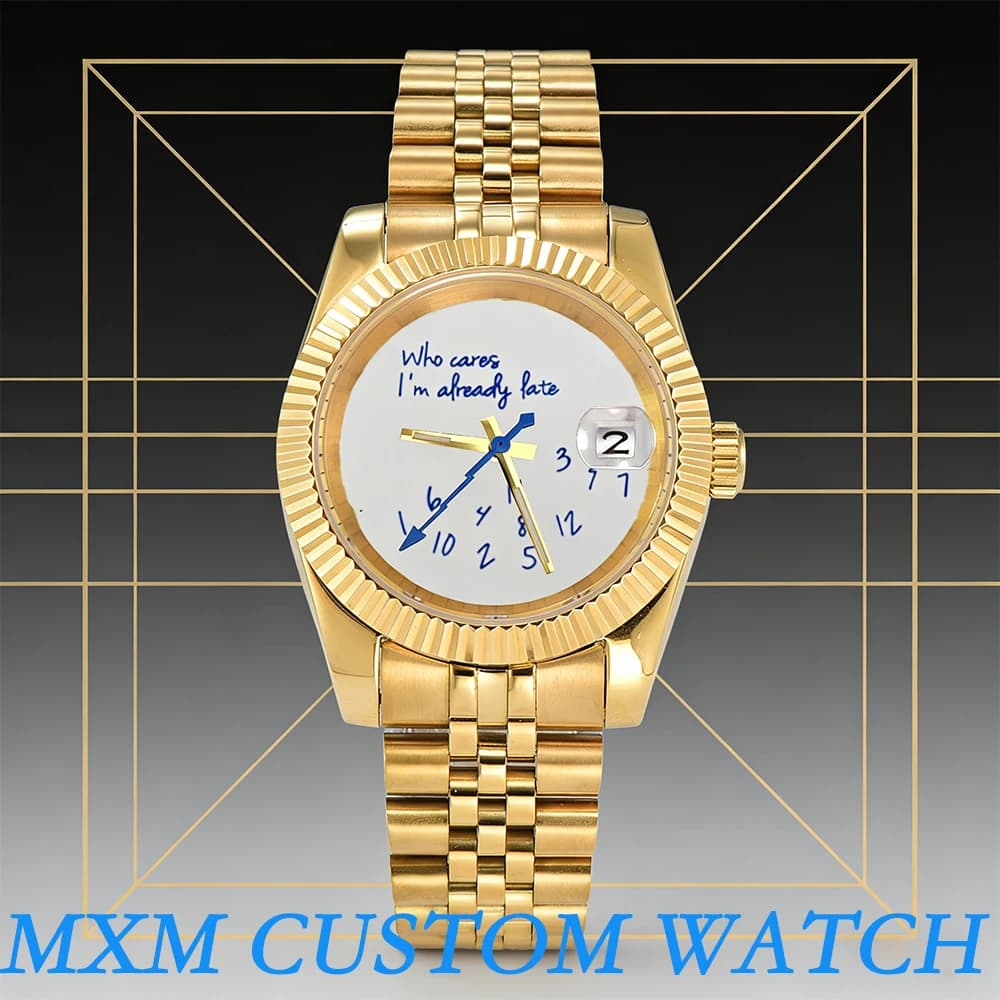 Automatic watch 39mm/36mm nh35 men's watch without logo china nh35 men's sapphire crystal watches for men automatic movement NH35