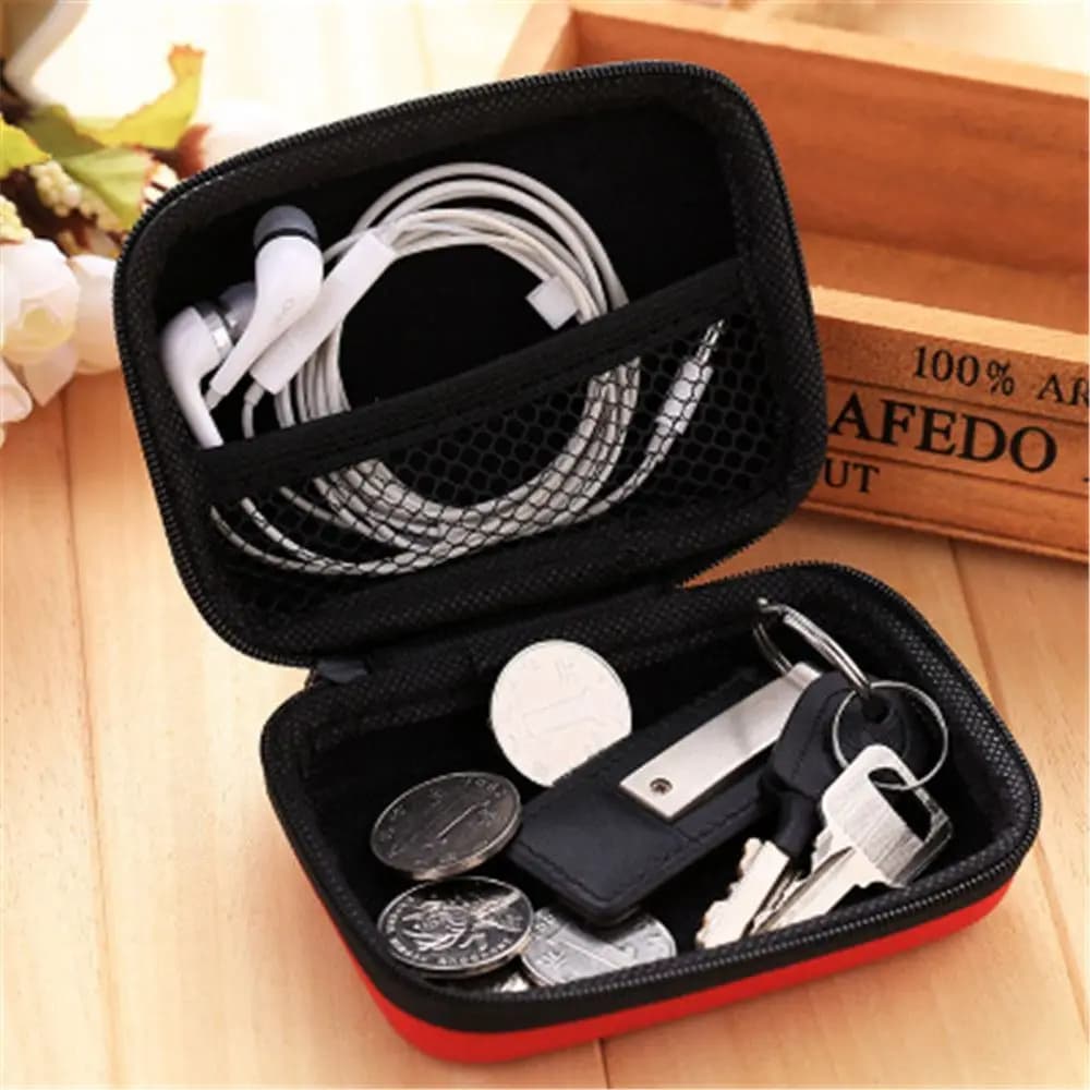 2.5" HDD Carry Case External Drive Protector Cover Zipper Pouch HDD Bag Hard Disk Case EVA Storage Box
