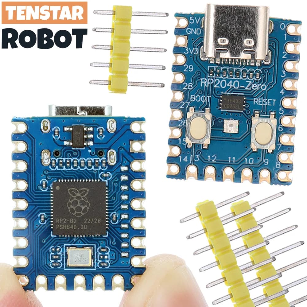 TENSTAR RP2040-Zero RP2040 for Raspberry Pi microcontroller module development card PICO Dual-Core 2MB Flash