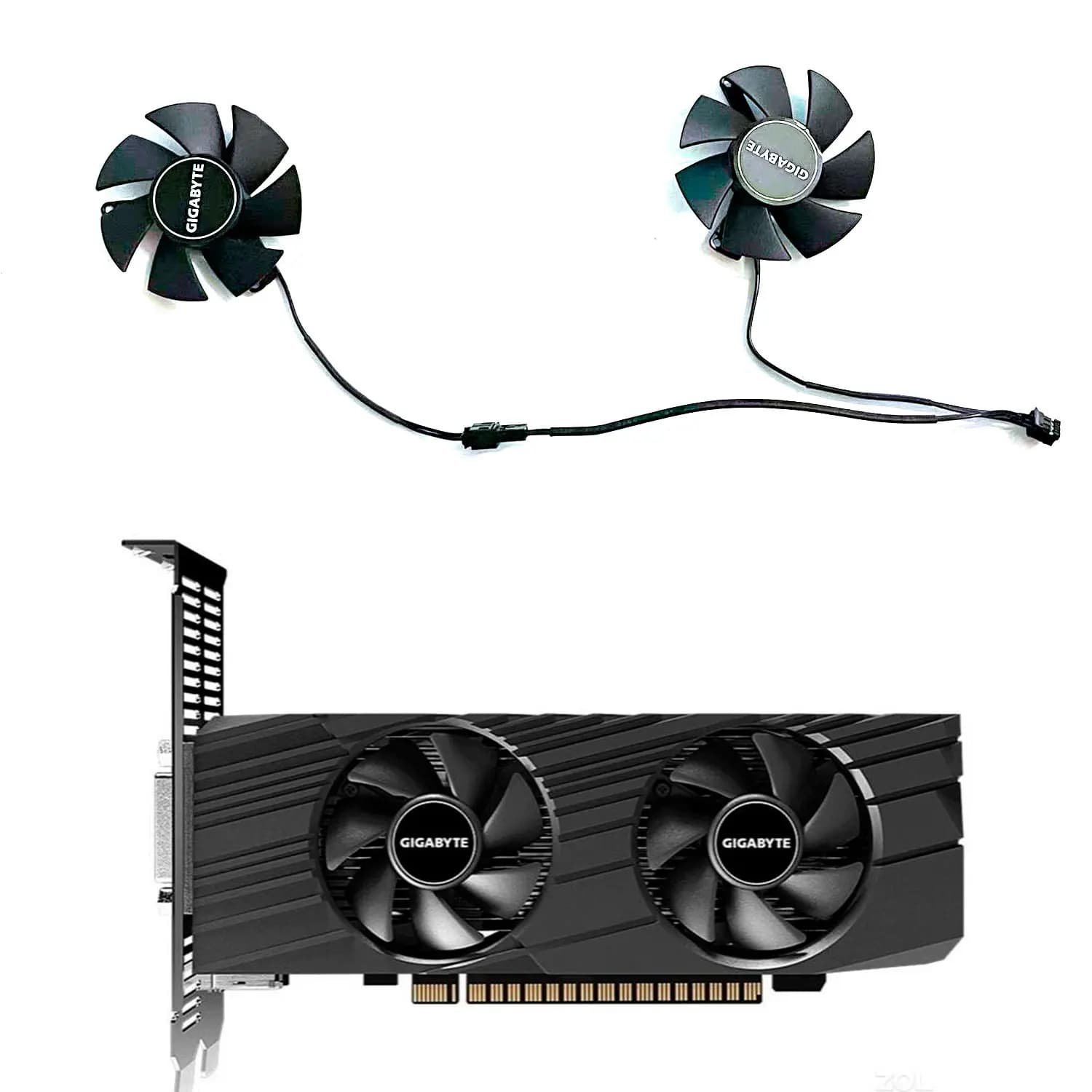 FS1250-S2053A 0.19A GPU VGA Video Cooler Ventola della scheda grafica per Gigabyte GTX 1650 1630 GTX1650 D6 OC Raffreddamento delle schede 4G a basso profilo