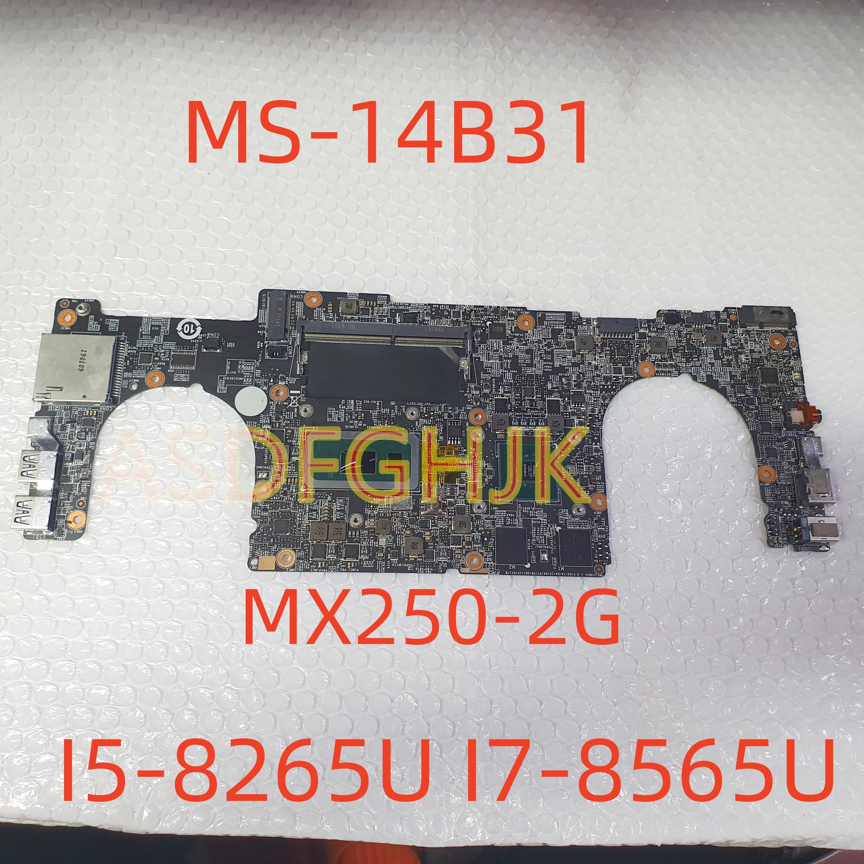 Scheda madre originale MS-14B31 per MSI PS42 MS-14B3 MS-14b31 Scheda madre del computer portatile I5-8265U I7-8565U DDR4 Test OK Spedizione gratuita