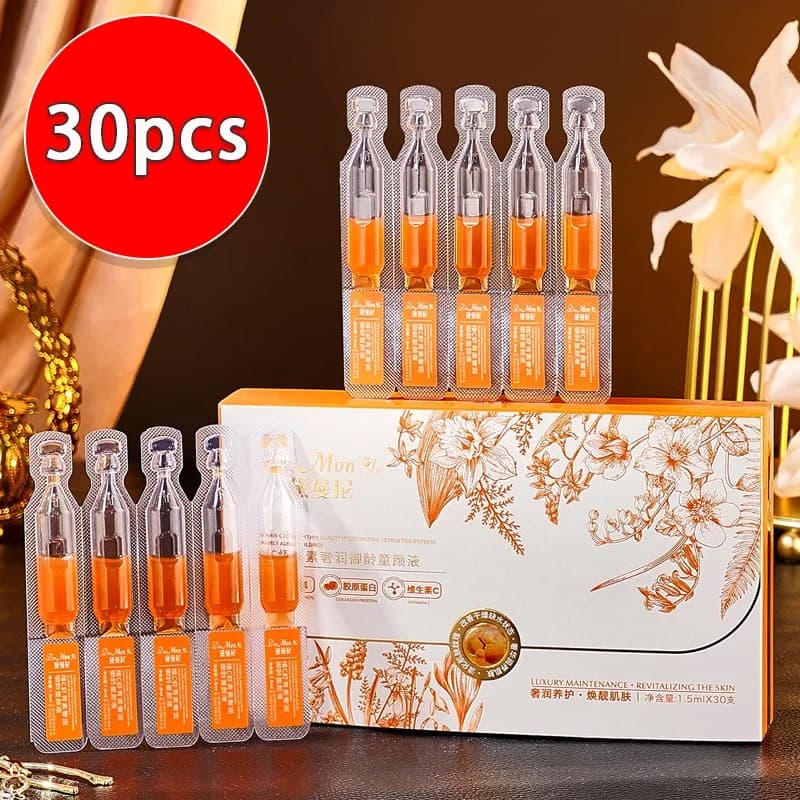 Set di essenze per il viso alla astaxantina Collagene acido ialuronico idratante ringiovanimento Vitamina C cura di bellezza