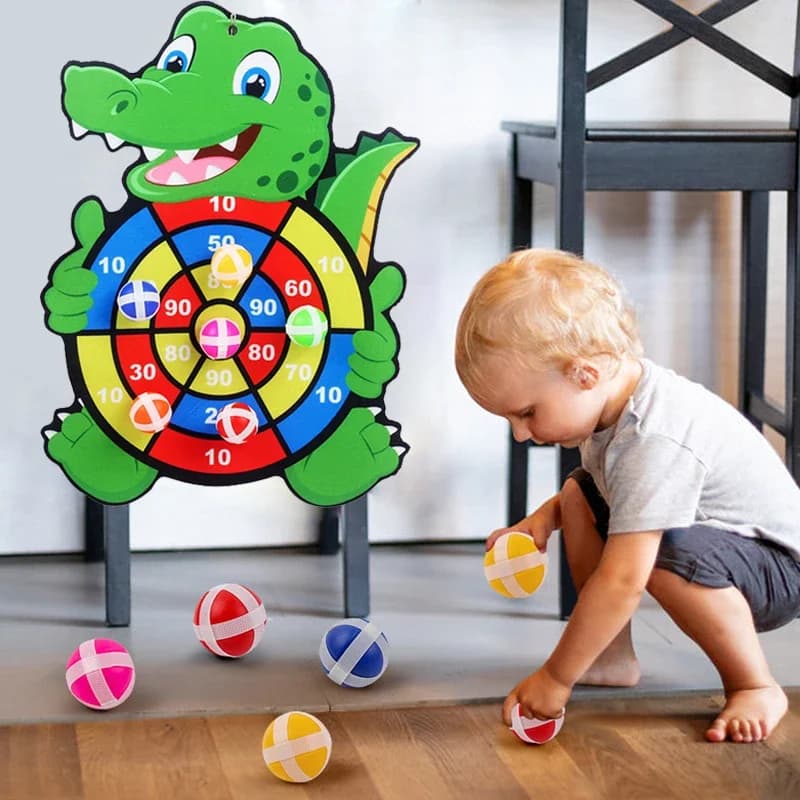 Educational Games Dart Target Children's Toy Stickey Ball Dart Indoor Sports Games Children's Montessori Games Kids Toys