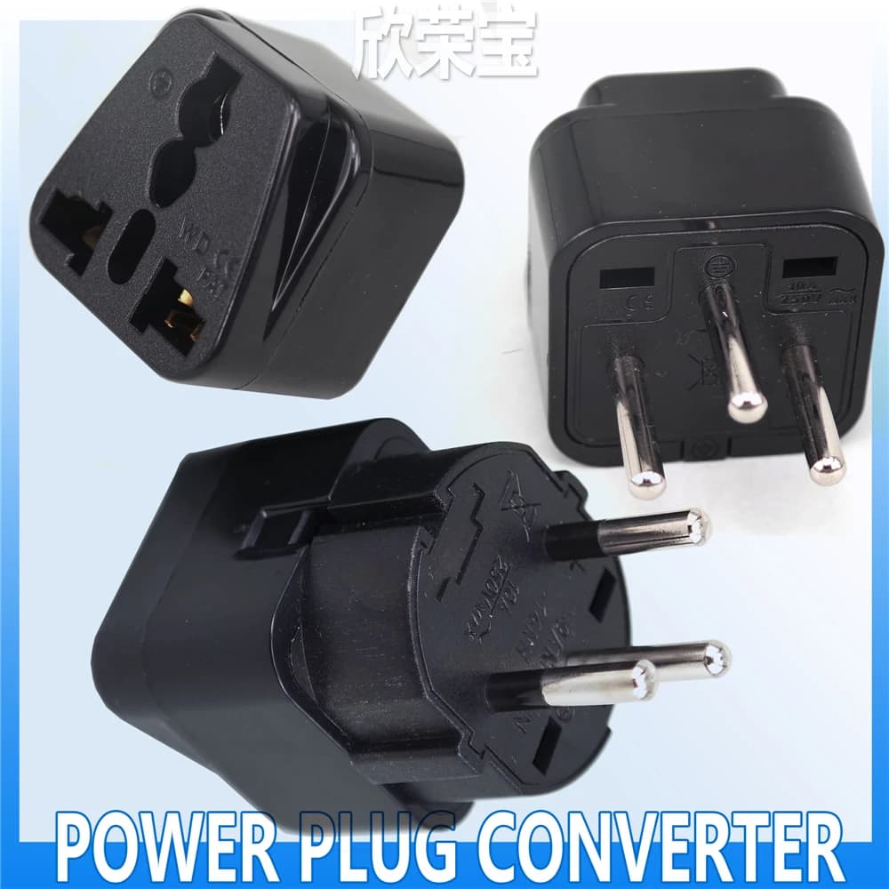 Israele Travel Plug Adapter Universal Outlet Suit AU/UK/US/EU/Schuko/Japan tutti i paesi 250V 10A AC 3 Pin adattatore con messa a terra