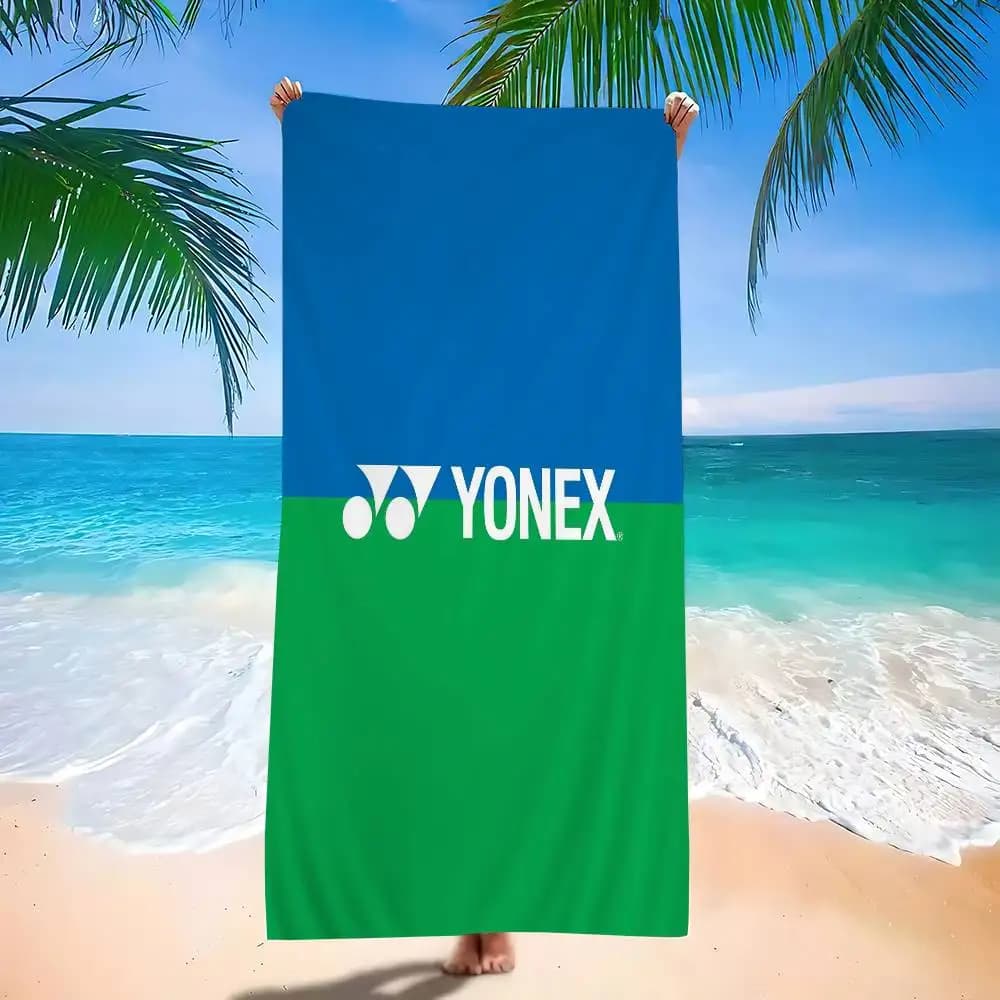 Asciugamano da Spiaggia Anime Y-Yonex per Badminton, Morbido e Assorbente, Regalo per Bambini, Viaggi, Campeggio, Palestra