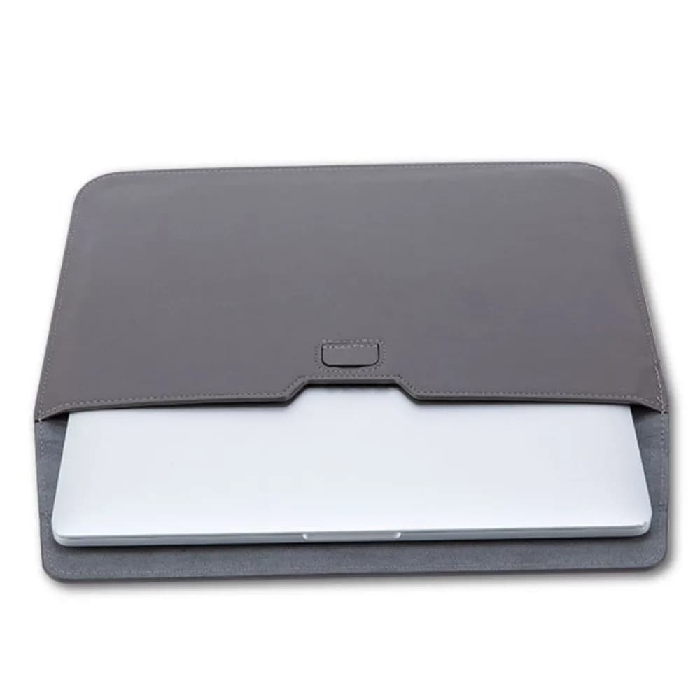 Borse per laptop da 13 pollici con chiusura magnetica semplice Custodia per laptop in pelle con design a busta Custodia impermeabile per notebook da viaggio