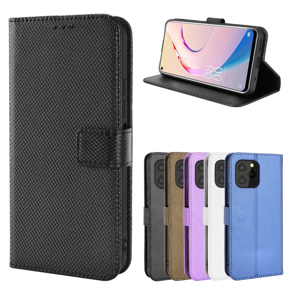 Custodia Protettiva in Pelle per Oukitel C21, Cover Flip con Supporto per Oukitel C21 Pro, Portafoglio con Porta Carte e Supporto per Telefono OukitelC21