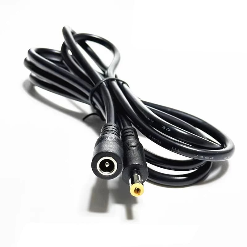 Connettore di alimentazione cc cavo spina 5.5x2.5mm adattatore maschio-femmina cavo di prolunga 18AWG cavo per telecamera CCTV LED Strip Light