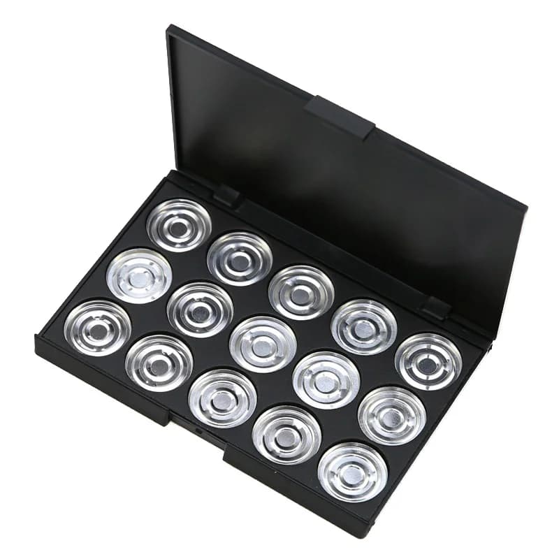 Professional Empty Magnetic Palette Holder Box for Eyeshadow Powder Blush Makeup Case