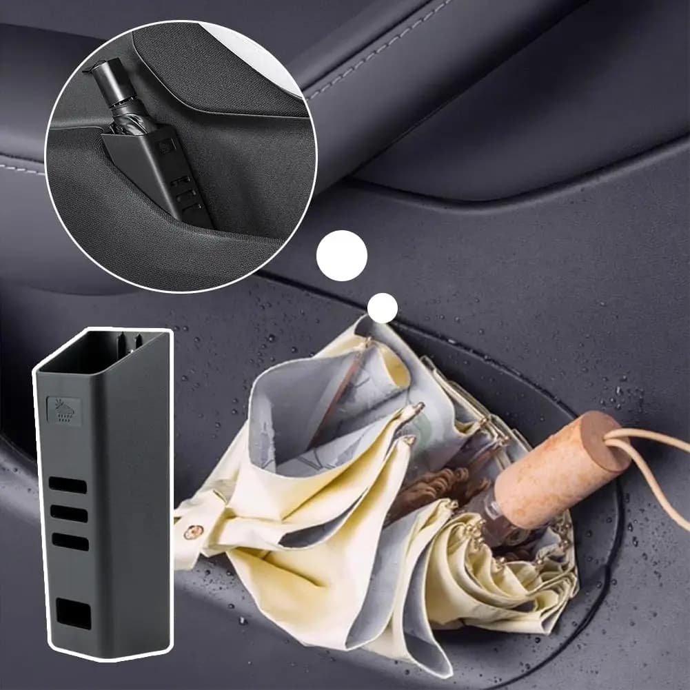 Portaombrelli per Auto, Scatola Portaoggetti per Bagagliaio, Organizzatore Universale Impermeabile per Veicoli, Accessori Interni per SUV e Berlina