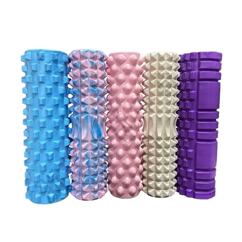 YTYIN Solido Yoga Massaggio Colonna Fitness Rilassante Muscolare Attrezzatura Albero in Schiuma Rullo a Mezzaluna Mace