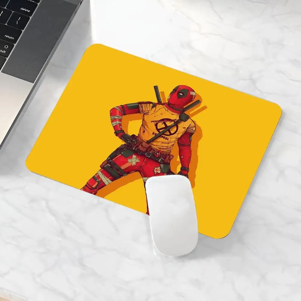 Tappetino per Mouse Deadpool Game mause pads laptop piccola protezione per il polso forniture accessori per scrivania accessori per Notebook di lusso cs lol