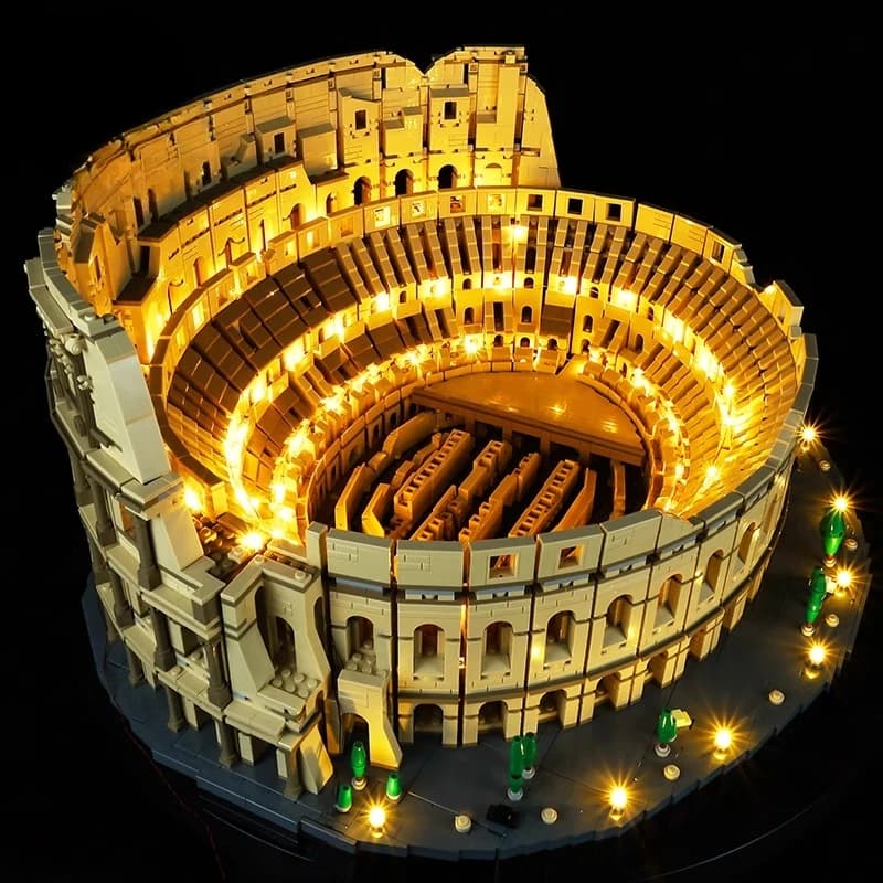 Set di illuminazione a LED senza modello adatto per LEGO Colosseum 10276 (escluse blocchi di costruzione)