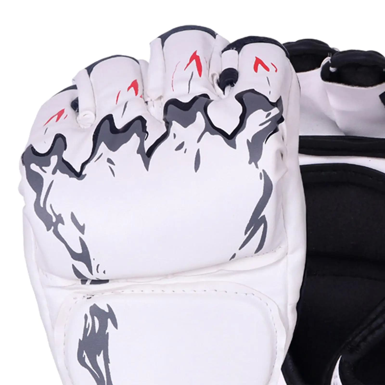Mma Gloves Half Finger Comfortable Mitts Boxing Gloves Kickboxing Gloves for Sparring Sanda Sandbag Punching Bag Training