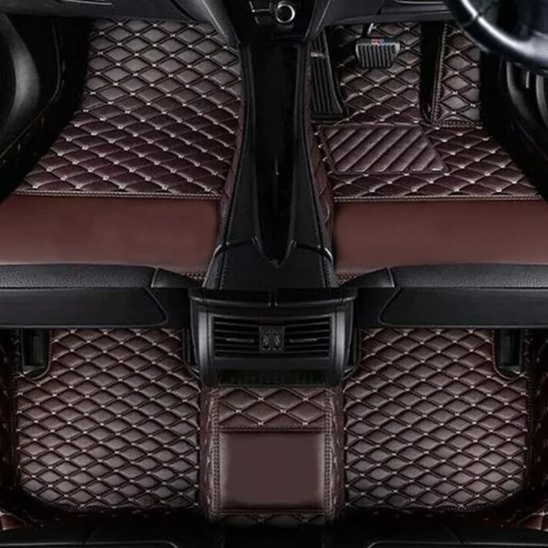 Custom For Dodge Journey JC 7‑Seat SUV 2009‑2020 PU Luxury Waterproof All Weather Car Floor Mats Anti Slip Accessories LHD/RHD