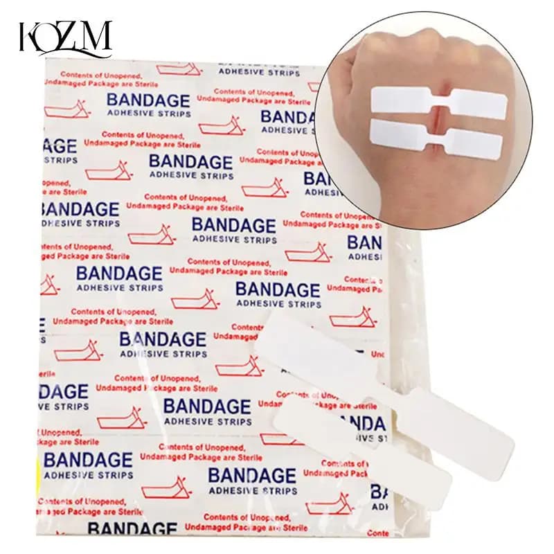 10Pcs impermeabile farfalla adesivo cerotto chiusura a ferita Bandaid Kit di emergenza bende campeggio esterno forniture di pronto soccorso