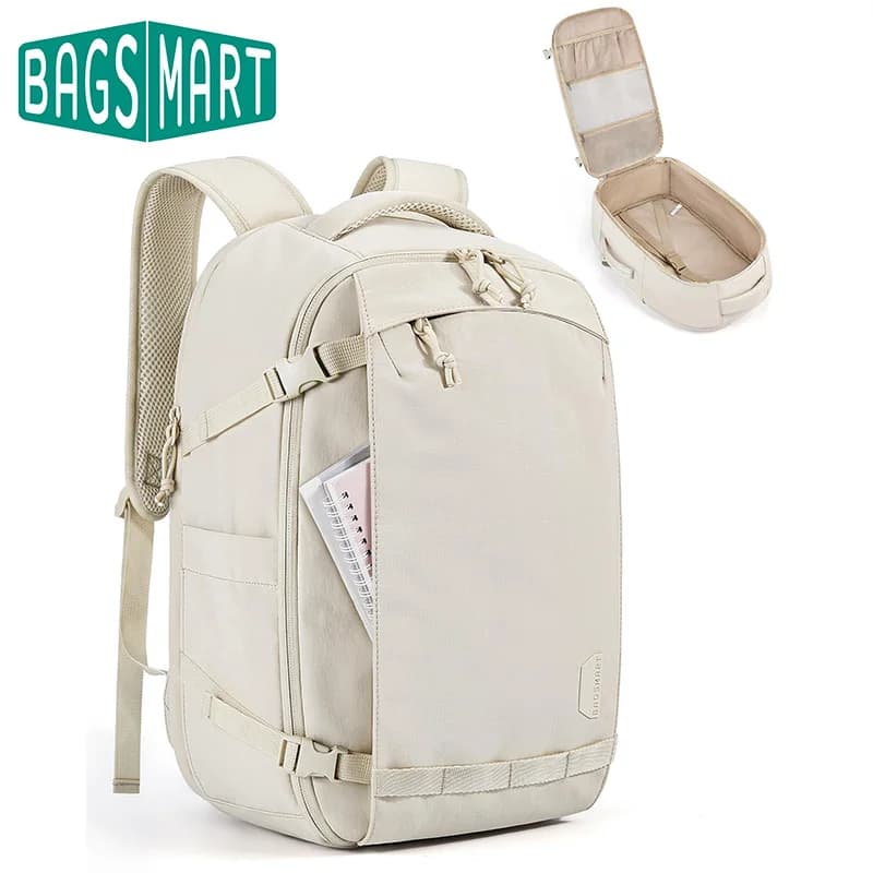 BAGSMART Zaino da viaggio per donna 30L Borsa da viaggio TSA approvata per il volo Zaino da viaggio resistente all'acqua Zaino da uomo