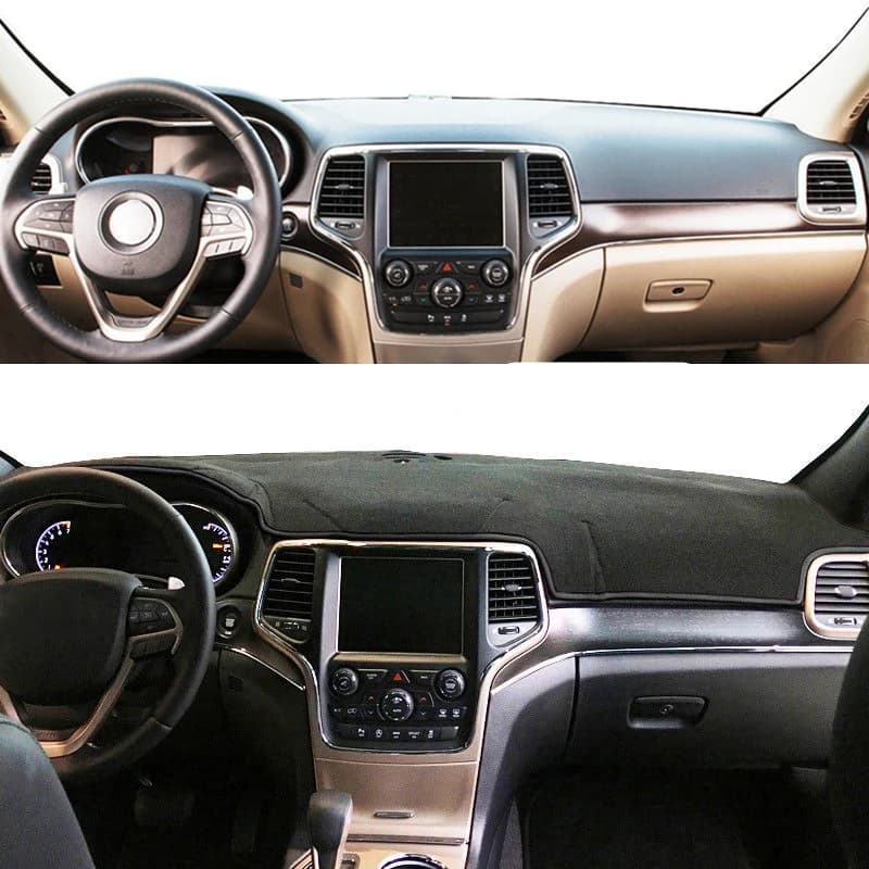 For Jeep Grand Cherokee 2011 2012-2019 LHD RHD Dashboard Car Cover Dash Zerbino Pad Anti-Uv Parasols Carpet Carpet Interior Accessories