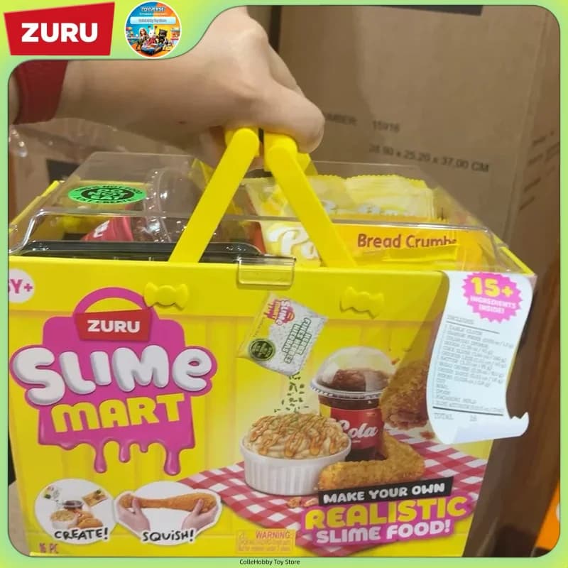 Zuru Slime Mart Diy Realistic Slime Food Cinnamon Roll Squishy Toy Pretend Play Handcraft Making Kit Great Gift For Hobbyists